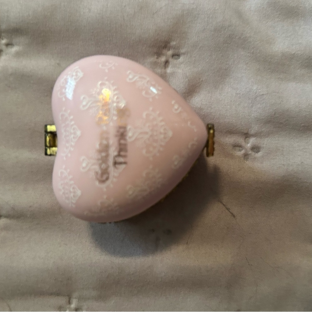 Mary Kay Pink Heart Trinket Box